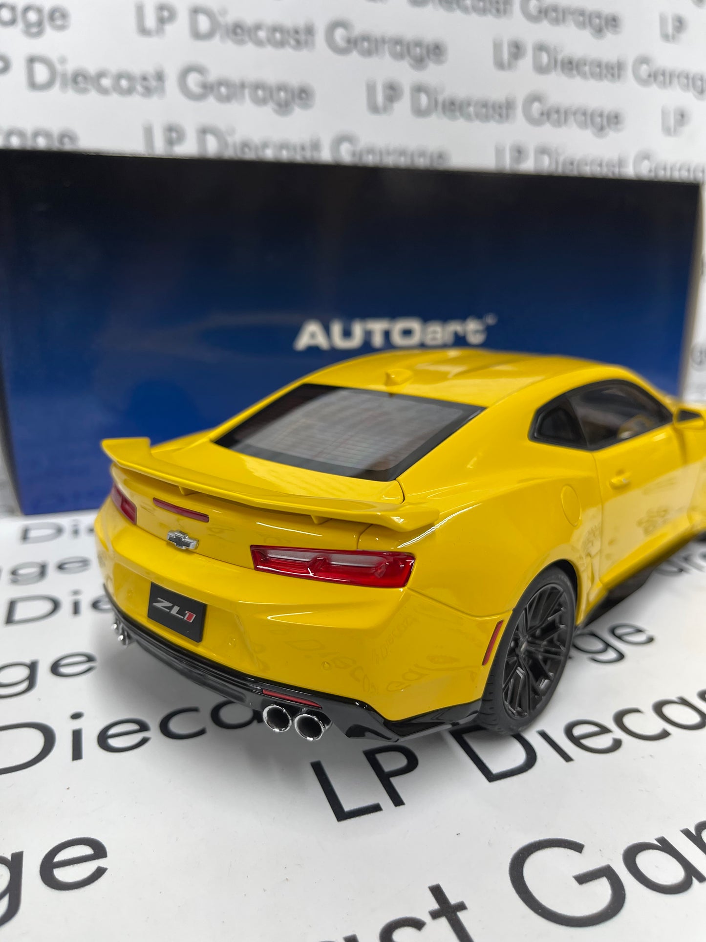 AUTOart 2017 Chevrolet Camaro ZL1 Bright Yellow 1:18 Diecast – LP ...