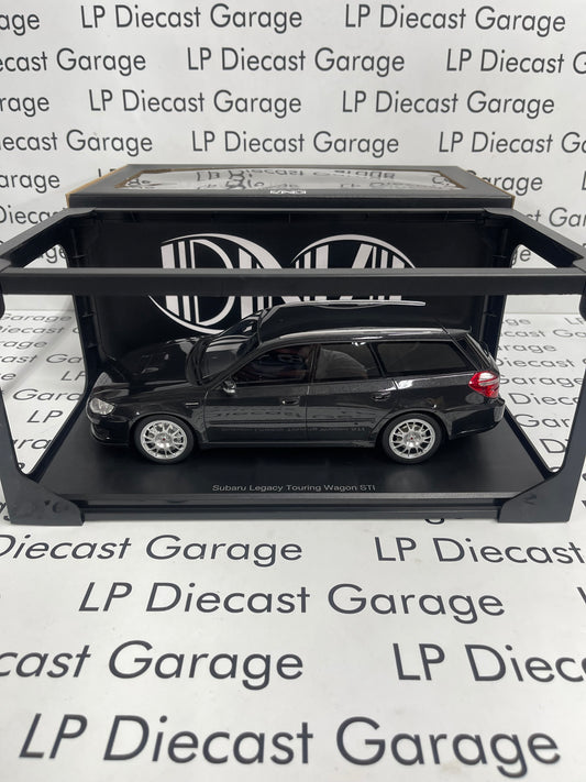 DNA Collectibles 2006 Subaru Legacy Touring Wagon STI S402 Dark Gray 1:18 Scale Resin Model