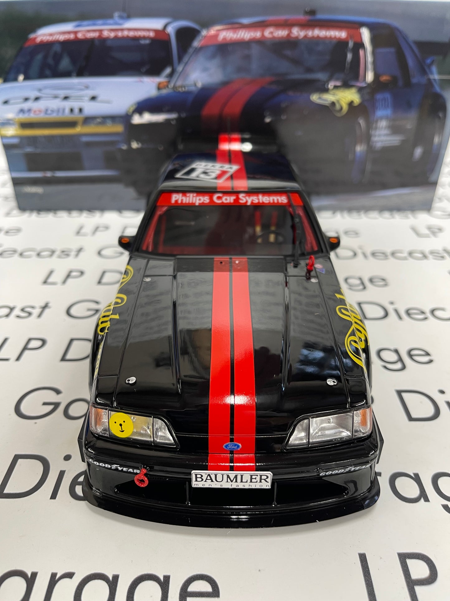 WERK 83 1992 Ford Mustang 5.0 #13 DTM Season 1994 Jurgen Feucht Black/ Red 1:18 Diecast