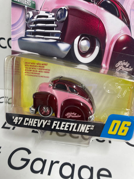 CARTUNED '47 Chevy Fleetline Pink Series 2 1:64 Diecast