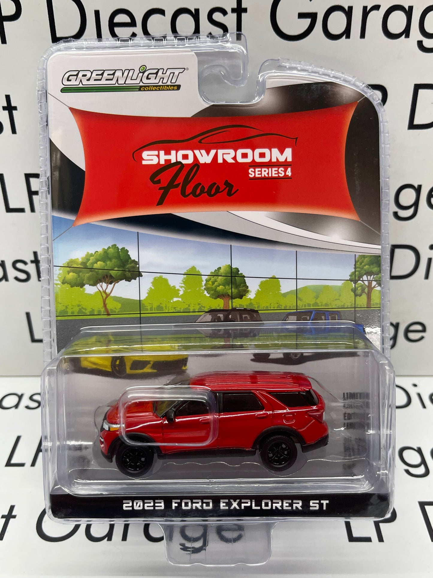 GREENLIGHT 2023 Ford Explorer ST Red Showroom Series 1:64 Diecast