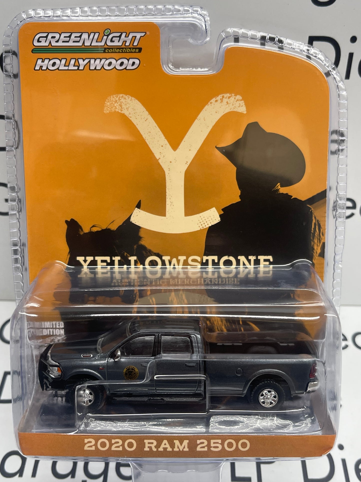 GREENLIGHT 2020 Ram 2500 Crewcab Long Bed Yellowstone Show Hollywood Series 1:64 Diecast