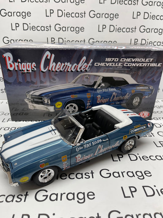 ACME 1970 Chevrolet Chevelle Convertible Briggs 1:18 Diecast A1805522