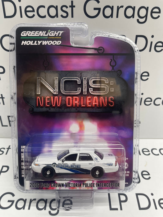 GREENLIGHT 2006 Ford Crown Victoria Police Interceptor NCIS New Orleans 1:64 Diecast