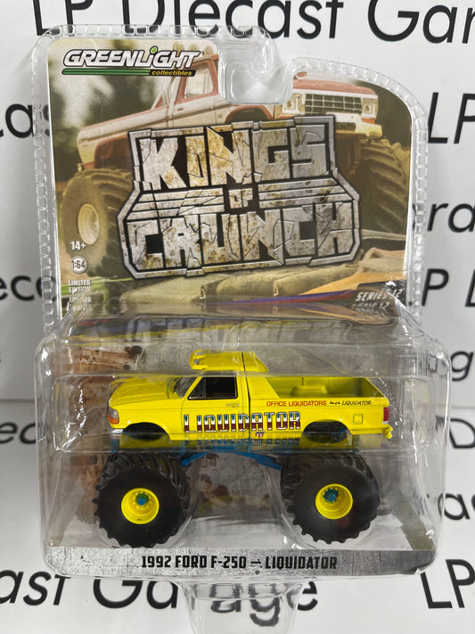 GREENLIGHT King of Crunch 1992 Ford F-250 Liquidator 1:64 Diecast