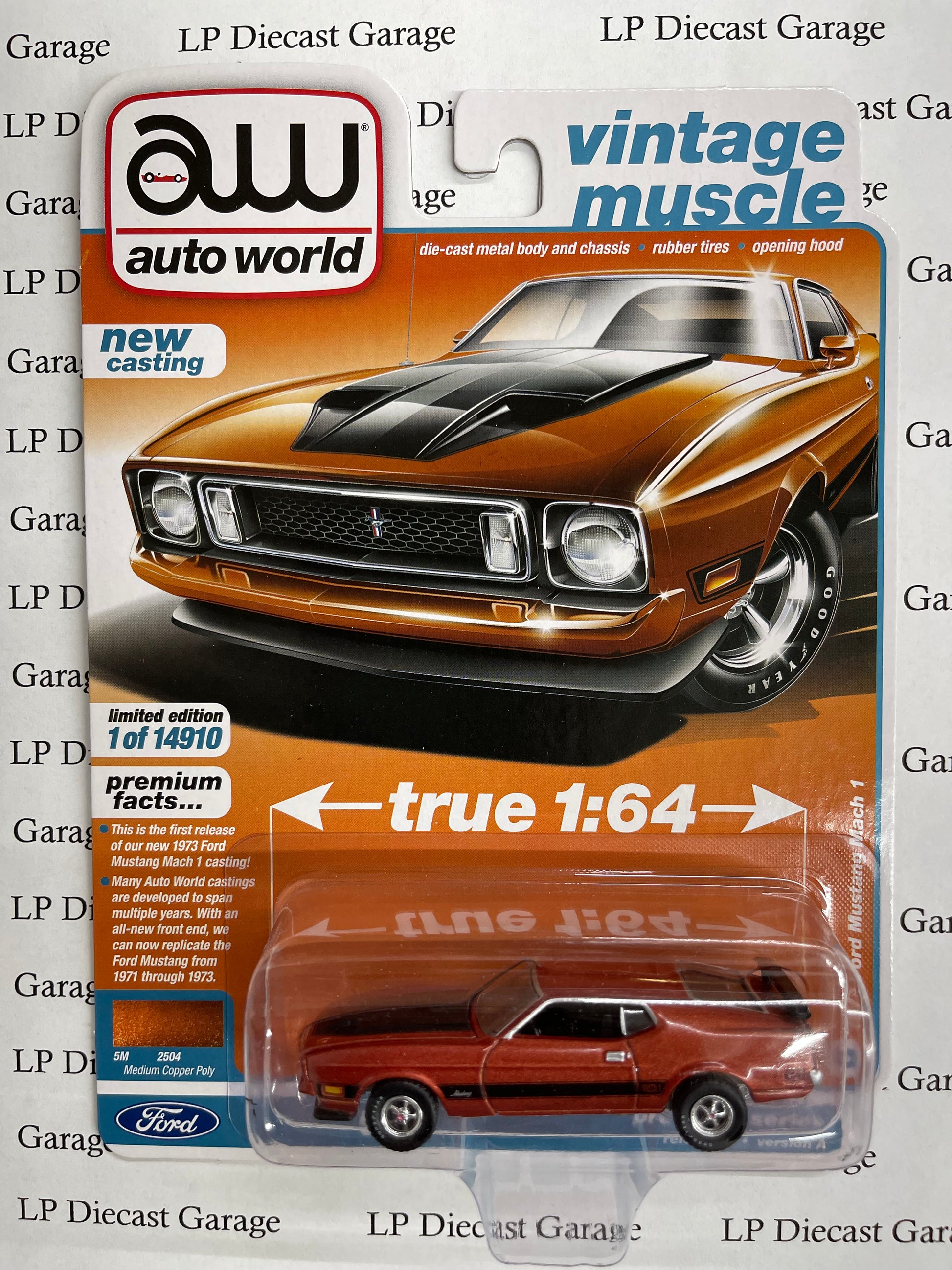 AUTO WORLD 1973 Ford Mustang Mach 1 