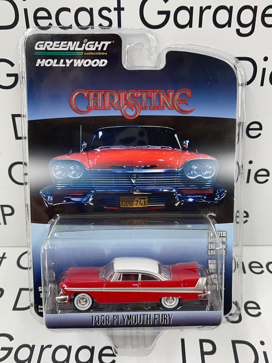 GREENLIGHT 1958 Plymouth Fury Christine Movie Car 1:64 Diecast Hollywood