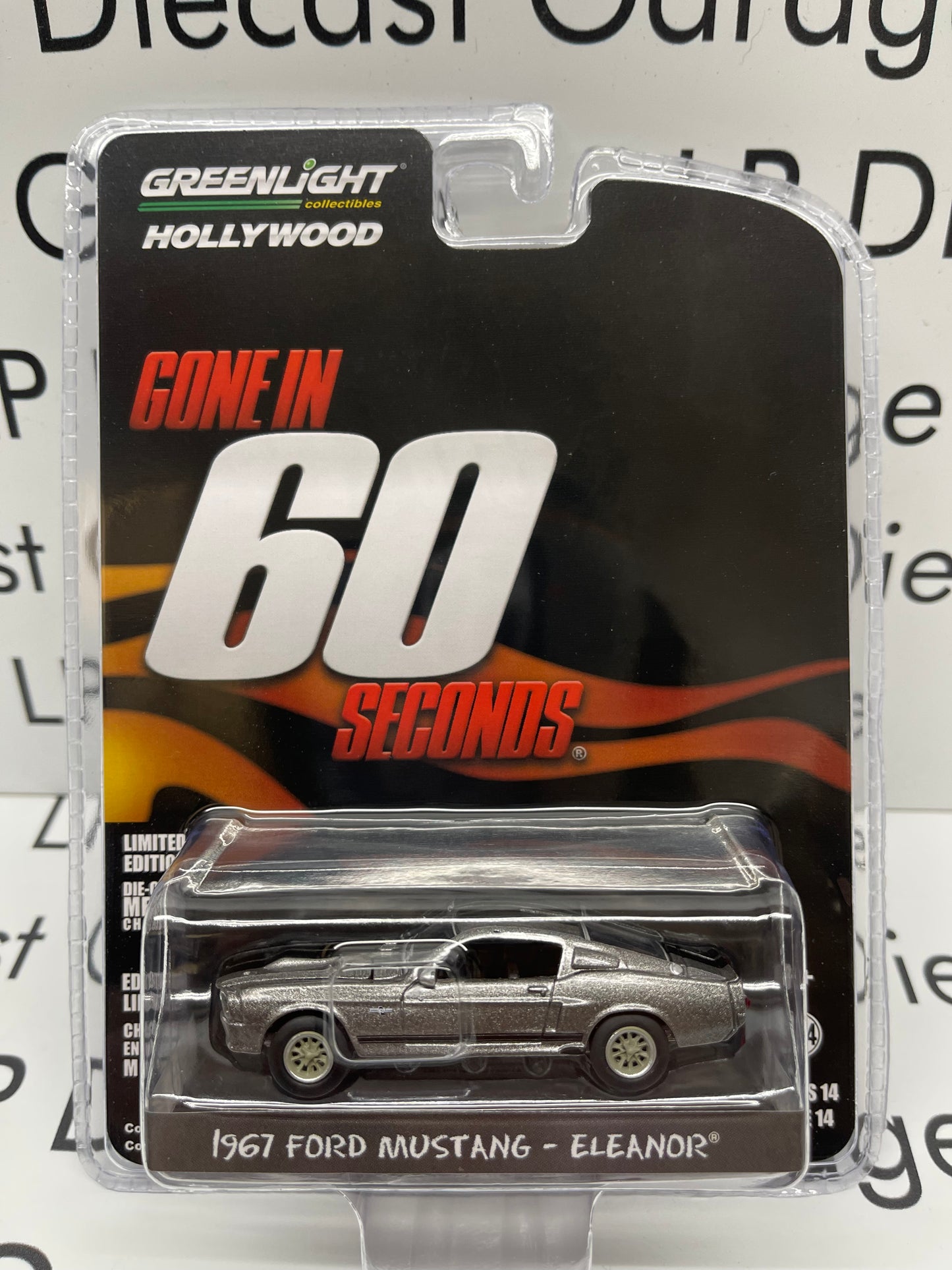 GREENLIGHT 1967 Ford Mustang Shelby Gt500 Eleanor Gone in 60 Seconds Hollywood 1:64 Diecast