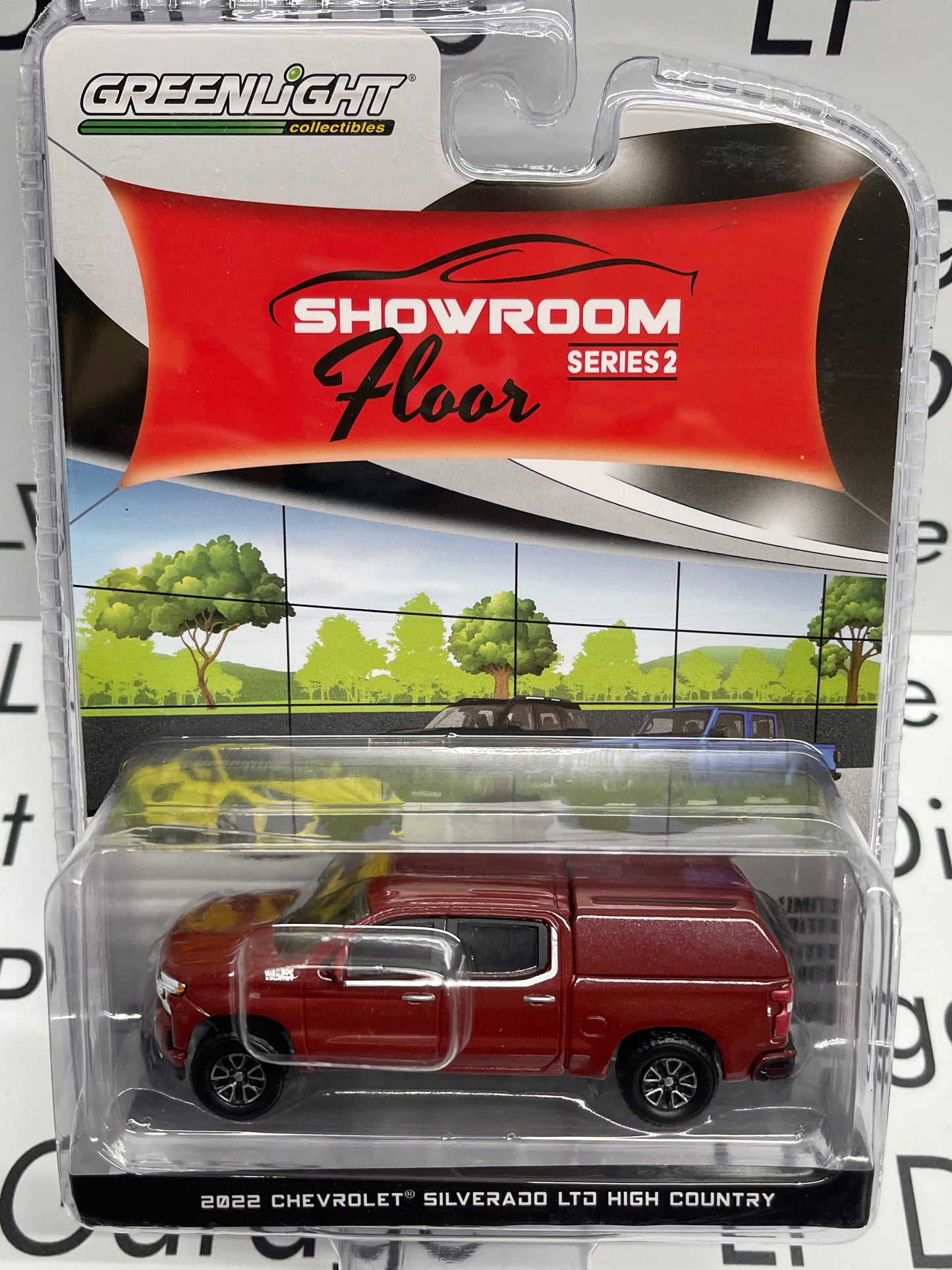 GREENLIGHT 2022 Chevrolet Silverado LTD High Country Showroom Truck Maroon 1:64 Diecast