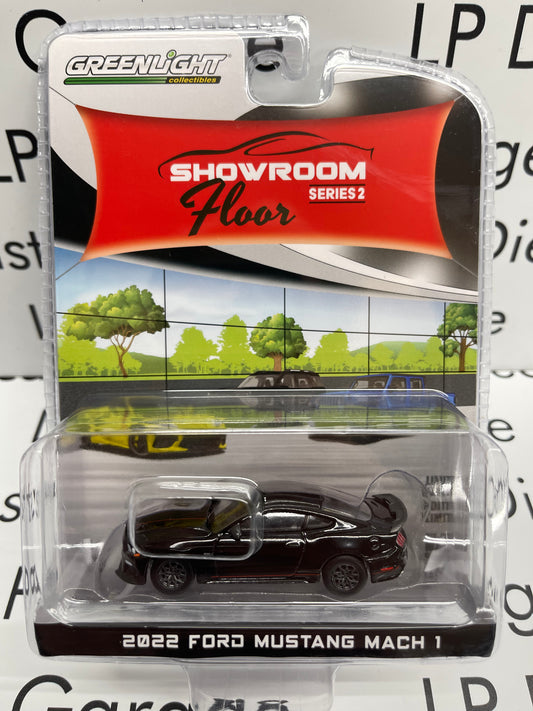 GREENLIGHT 2022 Ford Mustang Mach 1 Shadow Black 1:64 Diecast Showroom