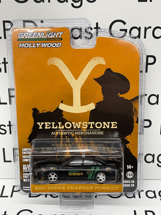 GREENLIGHT 2011 Dodge Charger County Sheriff Yellowstone 1:64 Diecast Hollywood