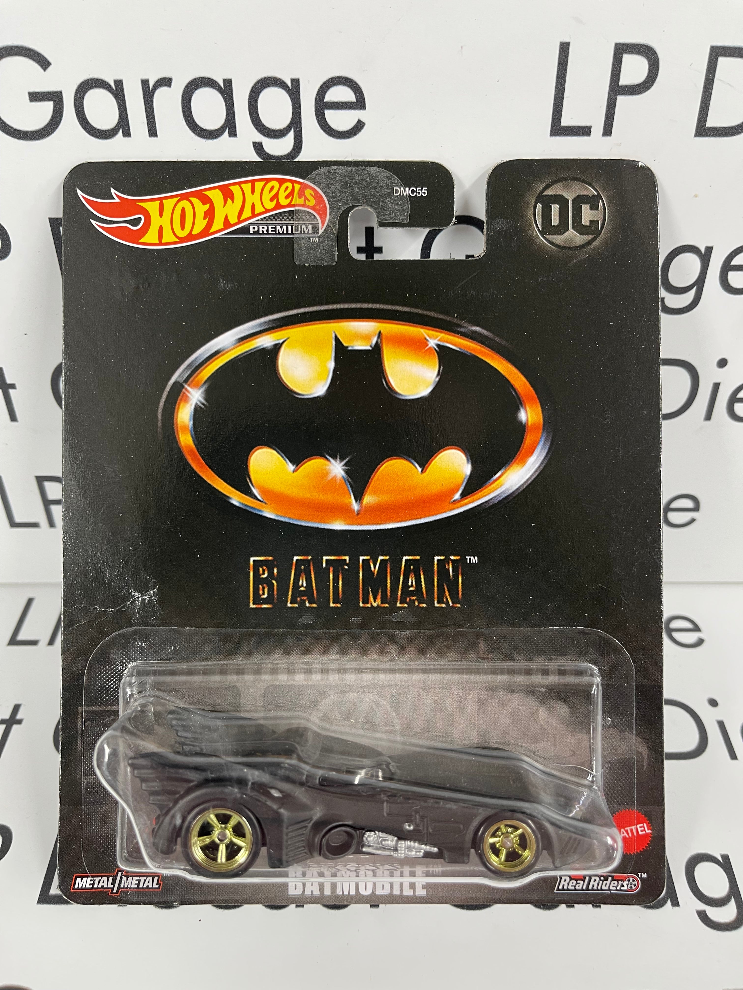 HOT WHEELS Premium 1989 Batman Batmobile DC Black 1:64 Diecast – LP ...